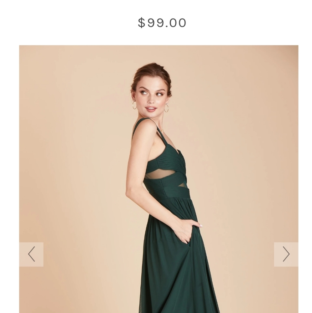 Birdy Grey Emerald Green Elyse Bridesmaid Dress